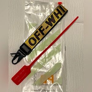 Off White Keychain/Key Holder